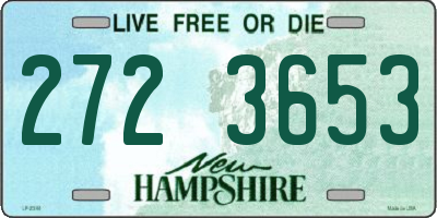 NH license plate 2723653