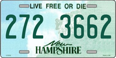 NH license plate 2723662