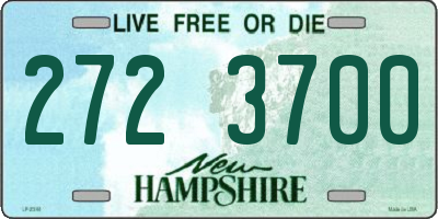 NH license plate 2723700