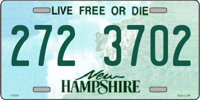 NH license plate 2723702