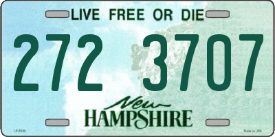 NH license plate 2723707