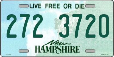 NH license plate 2723720