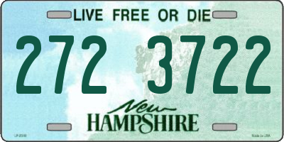 NH license plate 2723722