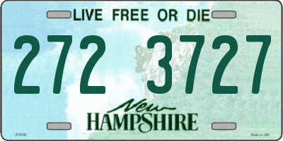 NH license plate 2723727