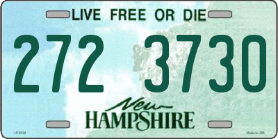 NH license plate 2723730
