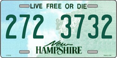NH license plate 2723732