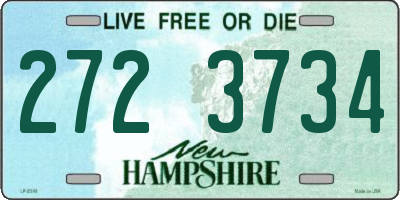 NH license plate 2723734