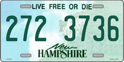 NH license plate 2723736