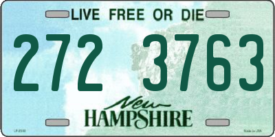 NH license plate 2723763