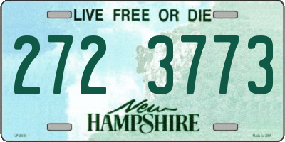 NH license plate 2723773