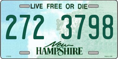 NH license plate 2723798
