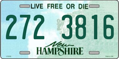 NH license plate 2723816