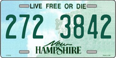 NH license plate 2723842