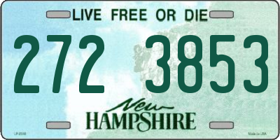 NH license plate 2723853