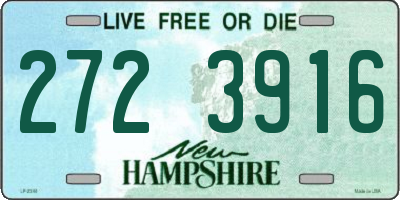 NH license plate 2723916