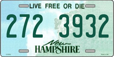 NH license plate 2723932