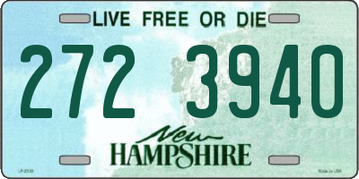 NH license plate 2723940