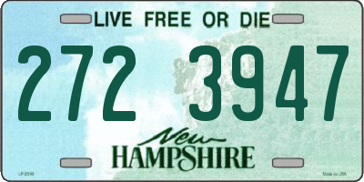 NH license plate 2723947