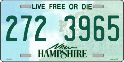 NH license plate 2723965