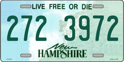 NH license plate 2723972