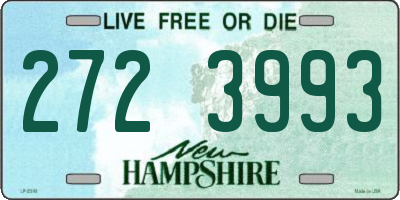 NH license plate 2723993