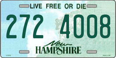 NH license plate 2724008