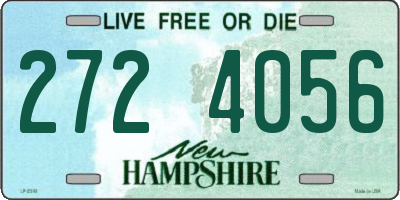 NH license plate 2724056
