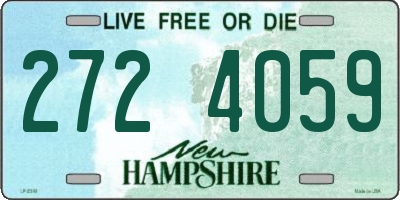 NH license plate 2724059