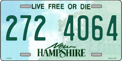 NH license plate 2724064