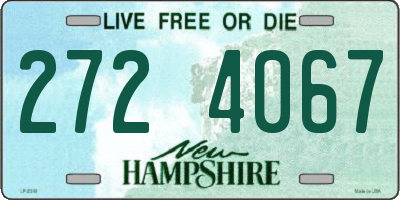 NH license plate 2724067