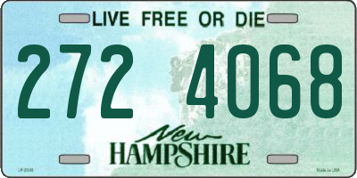 NH license plate 2724068
