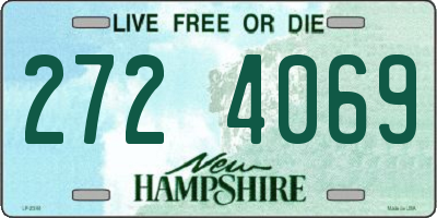 NH license plate 2724069