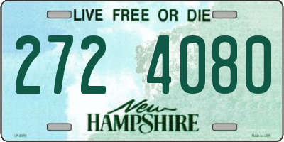 NH license plate 2724080
