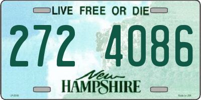 NH license plate 2724086