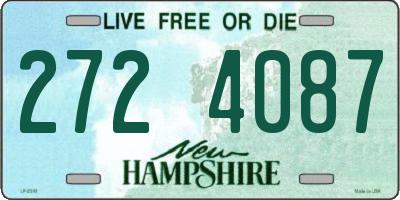 NH license plate 2724087