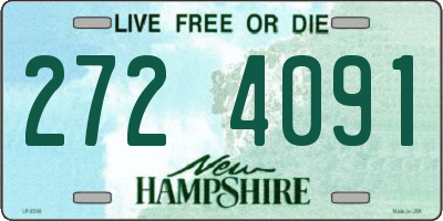 NH license plate 2724091