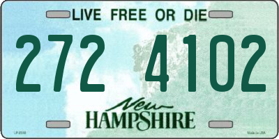NH license plate 2724102