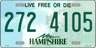 NH license plate 2724105