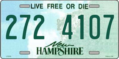 NH license plate 2724107