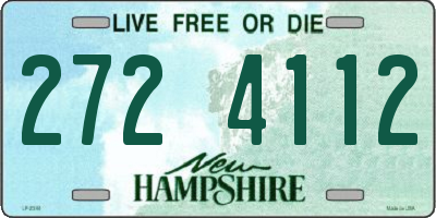 NH license plate 2724112