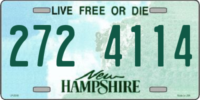 NH license plate 2724114