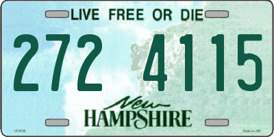 NH license plate 2724115