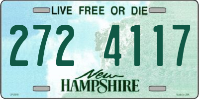 NH license plate 2724117