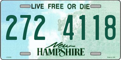NH license plate 2724118