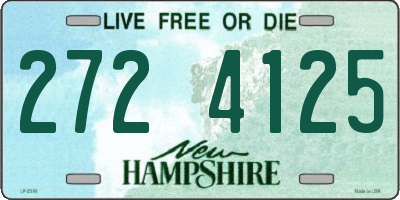 NH license plate 2724125