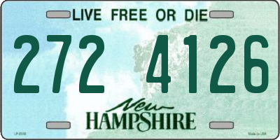 NH license plate 2724126