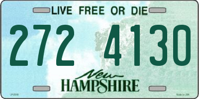 NH license plate 2724130