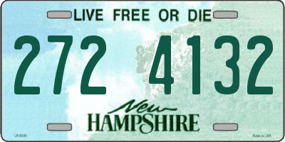 NH license plate 2724132