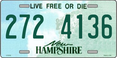 NH license plate 2724136