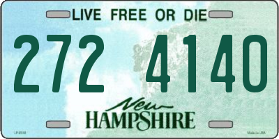 NH license plate 2724140